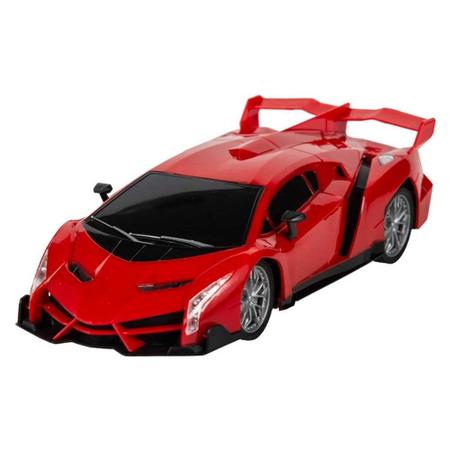 Carro Controle Remoto Para Criança Racing Raptor Vermelho