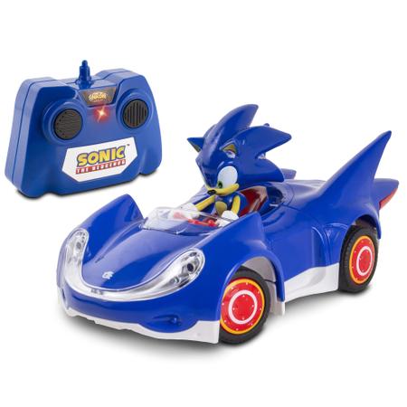 Imagem de Carro com controle remoto Sonic NKOK Sonic e Sega All-Stars