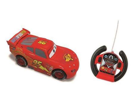 Carro de Controle Remoto Grande - Disney Cars Relampago McQueen