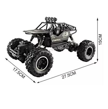 Carro De Controle Remoto Monster Truck 1:18 Off Road 4 Canal em Promoção na  Americanas