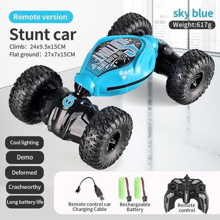 Compra online de Carro de escalada RC off-road extremo com tração nas  quatro rodas, 360 acrobacias, direção lateral e suspensão independente - o  melhor carro de brinquedo para quem busca aventura