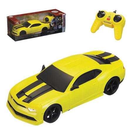 Carro de controle remoto camaro bumblebee 1 18 cks