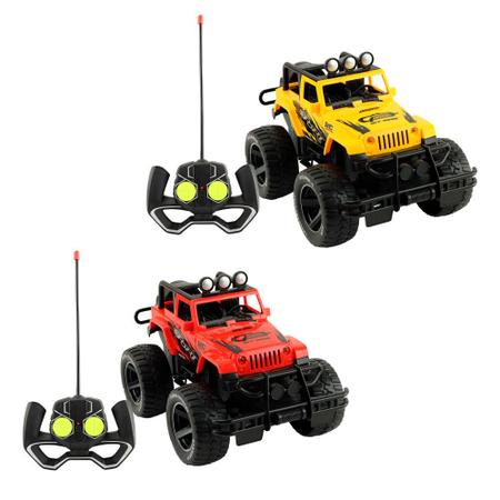 Brinquedo Infantil Carrinho de Controle Remoto Com Led rebaixado