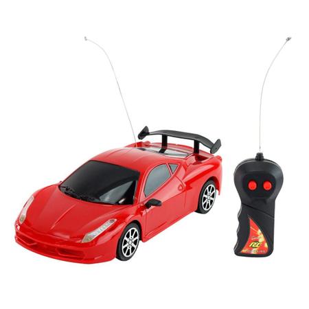 Carro Controle Remoto Corrida Hype Speed Vermelho - Bbr Toys