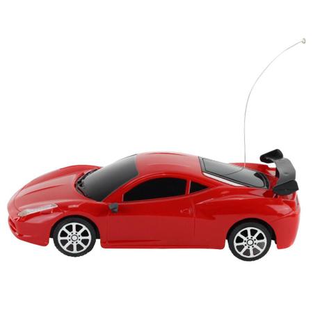 Carro Controle Remoto Corrida Hype Speed Vermelho - Bbr Toys