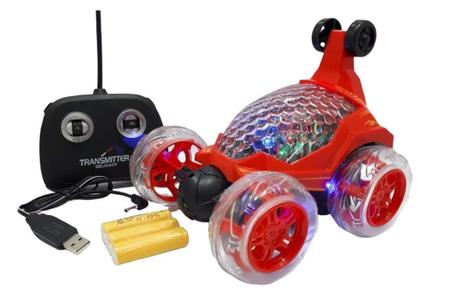 Carro De Controle Remoto Maluco Empina Roda Gira Luz Som Brinquedo Pra  Criança Com Música - NIBUS - Carrinho de Controle Remoto - Magazine Luiza