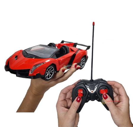 Controle Remoto De Carro De Corrida De Brinquedo Esportivo Elétrico Pista  Dupla Grande