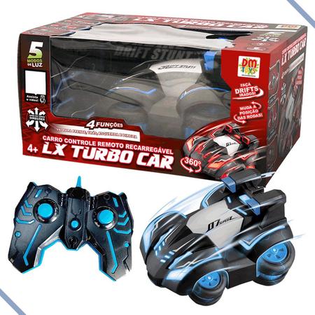 Brinquedo Infantil Carrinho de Controle Com Luz Som e Drift 360