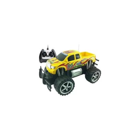 Carro de Controle Remoto Giant Four Wheeler PickUp Amarelo Cks