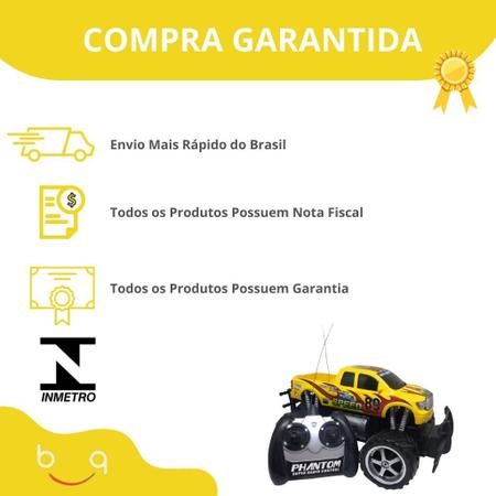 Carro de Controle Remoto Giant Four Wheeler PickUp Amarelo Cks - Fátima  Criança