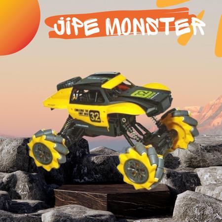 Carro Controle Remoto Off Road Monster Truck Pneus Gigantes Recarregável  Verde e Vermelho - Well Kids - Carrinho de Controle Remoto - Magazine Luiza