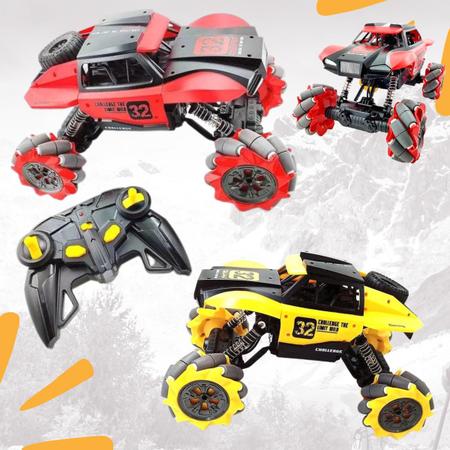 Carro Controle Remoto Off Road Monster Truck Pneus Gigantes Recarregável  Verde e Vermelho - Well Kids - Carrinho de Controle Remoto - Magazine Luiza