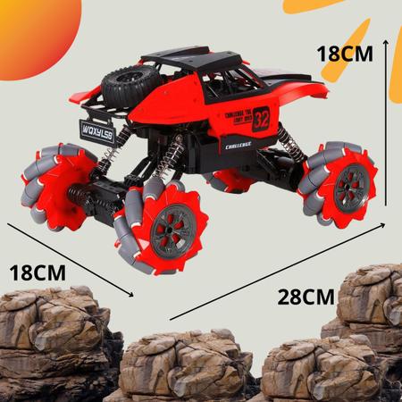 Carrinho de Controle Remoto 4X4 Monster Truck 28cm