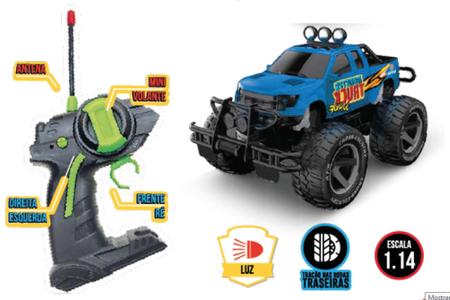 Carrinho De Controle Remoto - Monster Truck Junior - Azul - Polibrinq -  WebContinental