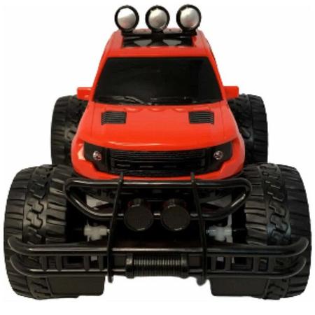 Carro Controle Remoto 4X4 Monster Stell Cavalay- Wellmix - Vermelho -  Vermelho