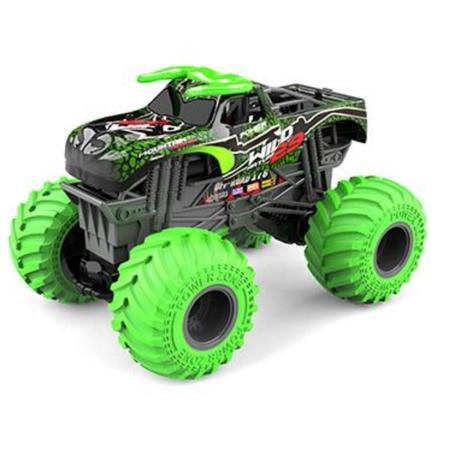 Carro Controle Remoto Off Road Monster Truck Pneus Gigantes Recarregável  Verde e Vermelho - Well Kids - Carrinho de Controle Remoto - Magazine Luiza