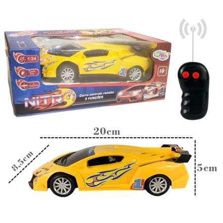 Carro de Corrida Controle Remoto de Brinquedo - Well Kids