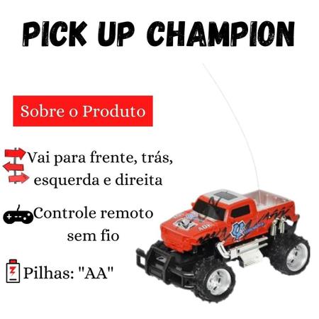 Carro controle remoto sem fio Pick Up 1:24 – DM Toys