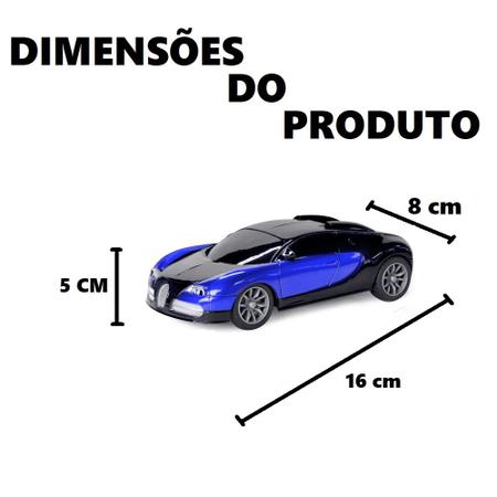 Carrinho de Controle Remoto - Ultra Carros - Azul - 6 Funções - Polibrinq