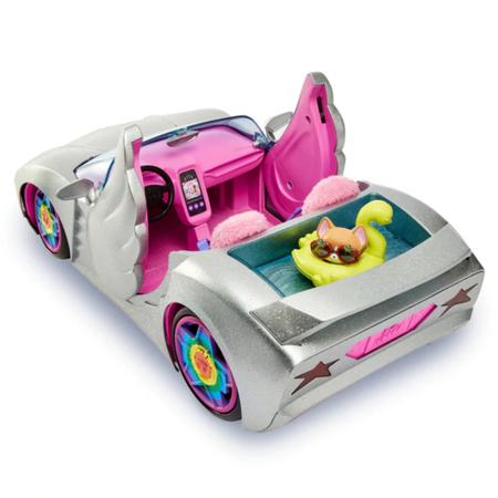 Carro Extra Conversível da Barbie com Pet - Mattel - Kidverte