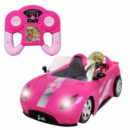 Carro da Barbie Deluxe Carro de Controle Remoto com Luzes 7