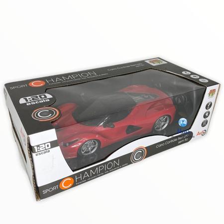 Carro controle remoto sem fio 1:18 Sport – DM Toys