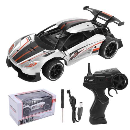 Carrinho de DRIFT de Controle Remoto - High Speed (+ 4 Pneus e 6