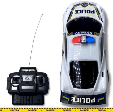 Carro Controle Remoto Cks Toys Polícia Abre Portas - 26 Centímetros -  Recarregável