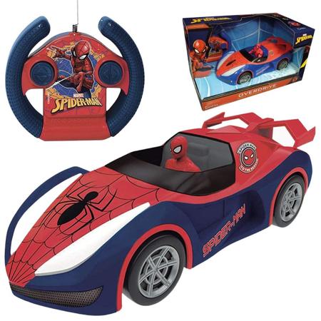 Carro de Controle Remoto Homem-Aranha Spiderman Candide 5845 - Carrinho de Controle  Remoto - Magazine Luiza