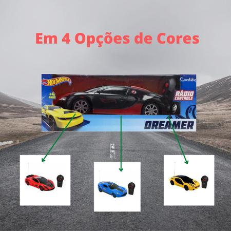 Carrinho Controle Remoto Hot Wheels Dreamer 3 Funções Vermelho - Candide