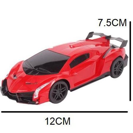 Imagem de Carro de Controle Remoto Hurricane 7 Funções c/ Luzes Vermelho- Wellkids WB3778