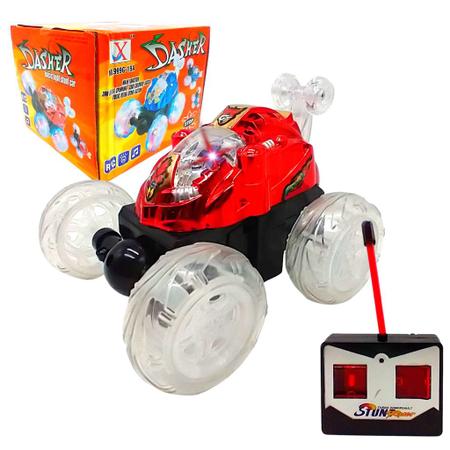 Carro De Controle Remoto Maluco Empina Roda Gira Luz Som Brinquedo Pra  Criança Com Música - NIBUS - Carrinho de Controle Remoto - Magazine Luiza