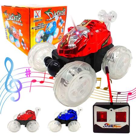 Carro De Controle Remoto Maluco Empina Roda Gira Luz Som Brinquedo Pra  Criança Com Música - NIBUS - Carrinho de Controle Remoto - Magazine Luiza