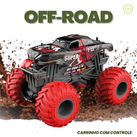 Carrinho De Controle Remoto Off-Road Resistente