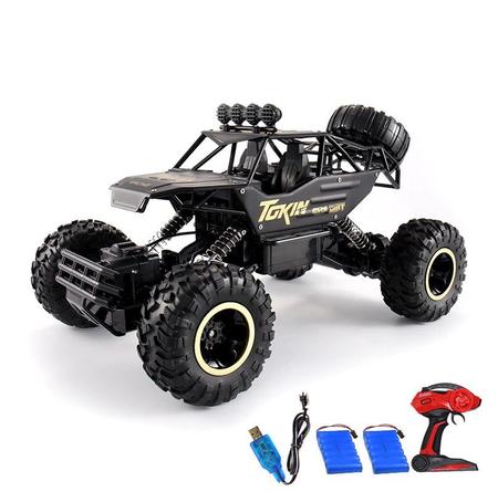 Grande Carrinho De Controle Remoto Rc 4x4 37cm Grande