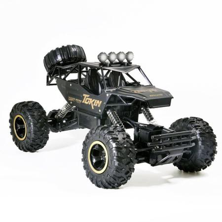 Carrinho Rock Crawler Off-road 4x4 Escala 1:12 - De 37 Cm Preto :  : Brinquedos e Jogos