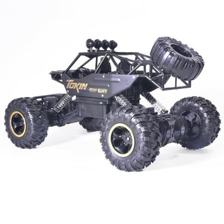 Carro Carrinho Controle Remoto 4x4 Grande Elétrico Recarregavel Diversas  Cores 1:18 Rock Crawler Acelera Terra Pedras