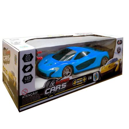 Carro Carrinho Controle Remoto RC Relâmpago McQueen Com Led