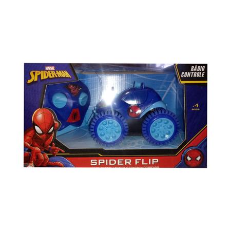Carrinho de Controle Remoto - Homem-Aranha - Spider Flip - Candide -  superlegalbrinquedos