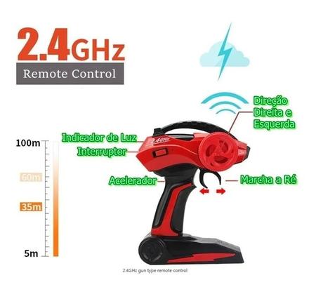 Carrinho Controle Remoto 4x4 Off Road 37cm 12x Sem Juros