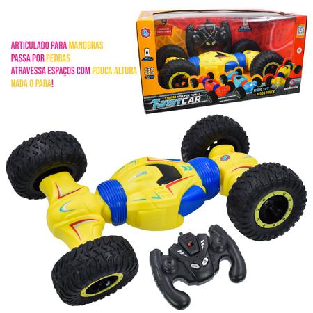 Carrinho Controle Remoto 4x4 Twistcar 2 Modos Polibrinq