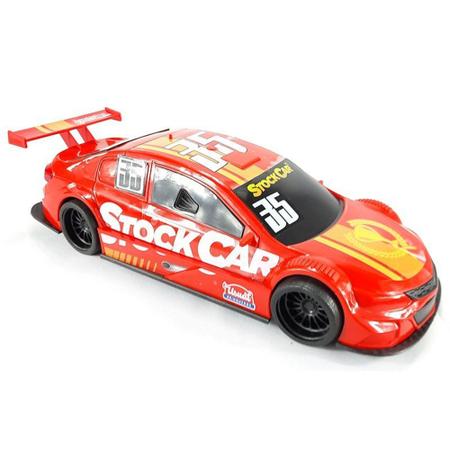 Carro de Corrida Stock Car Cruze Vermelho - 476 - Usual Plastic - Dorémi  Brinquedos