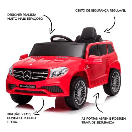 Mercedes Carro Infantil Elétrico Com Controle Remoto Gla Amg