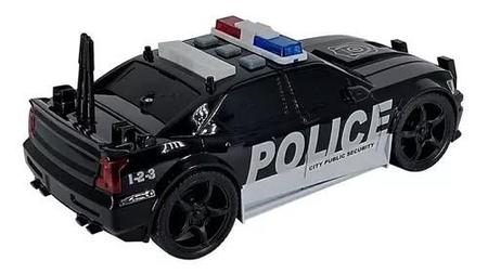 Carro de Polícia com luz e som 1:20 - Shiny Toys