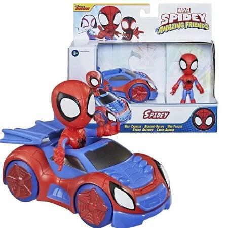 Marvel Figura Homem-Aranha com carro
