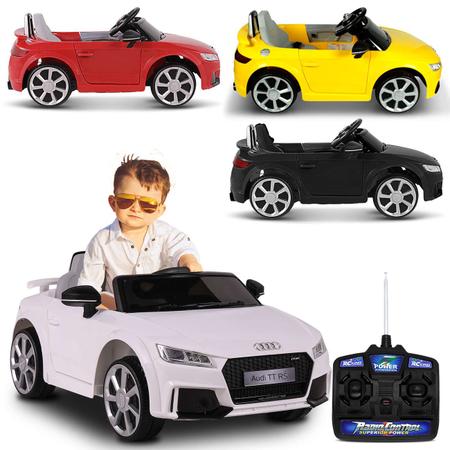 Carro Elétrico Infantil 12v Audi Tt Rs Com Controle Remoto - MBC