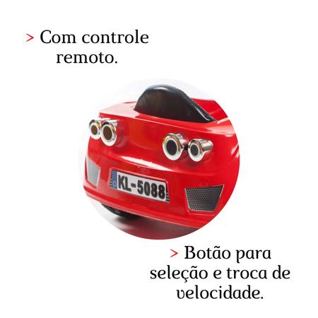 Mini Carro Infantil Elétrico Ferrari Controle Remoto 12V - Fazendo