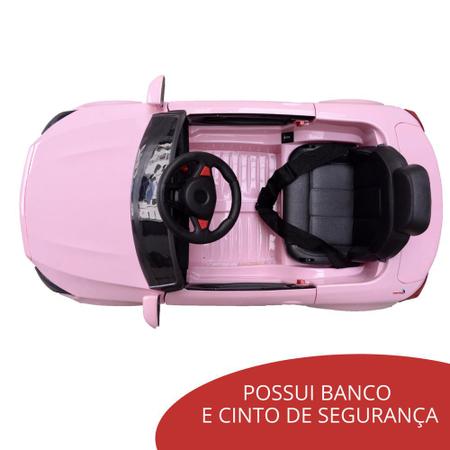 Mini Carro Elétrico Infantil com Controle Remoto - BW007BR - Importway -  Branco