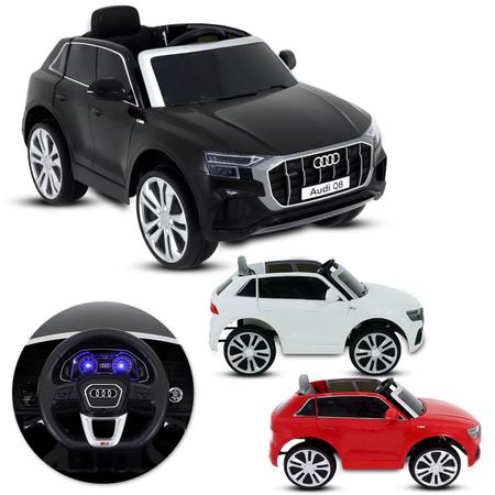 Carro Elétrico Infantil Bel Fix Audi Q8 12V com Controle Remoto