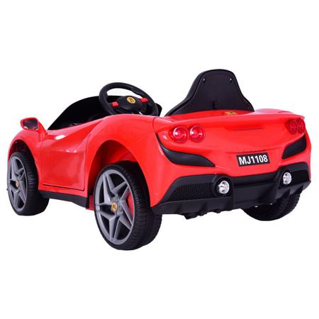 Carro De Passeio Infantil Motorizado Mini Ferrari Elétrica